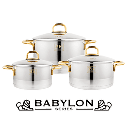Zio SS Casserole Set - ZCS-1400\S22 (Silver) — photo 1