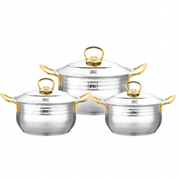 Zio SS Casserole Set - ZCS-1120\S30 (Silver) — photo 1