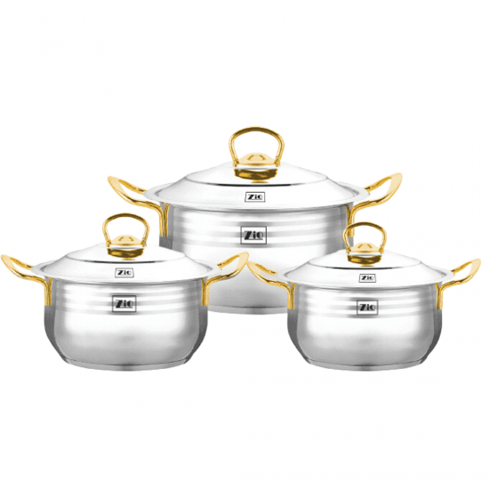 Zio SS Casserole Set - ZCS-1120\S30 (Silver)