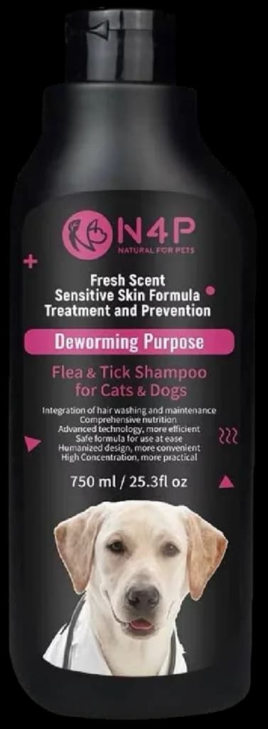 Dog Flea & Tick Shampoo - 750ml 1