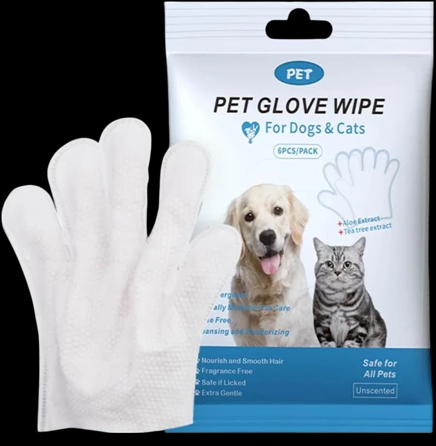Pet Glove Wipes - 6pcs 1