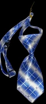 Blue and White Patterned