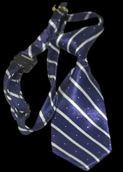 Navy Blue Patterned