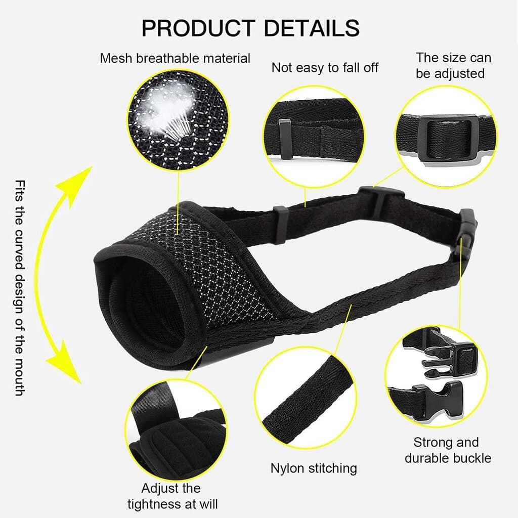 Dog Muzzle Prevent 4