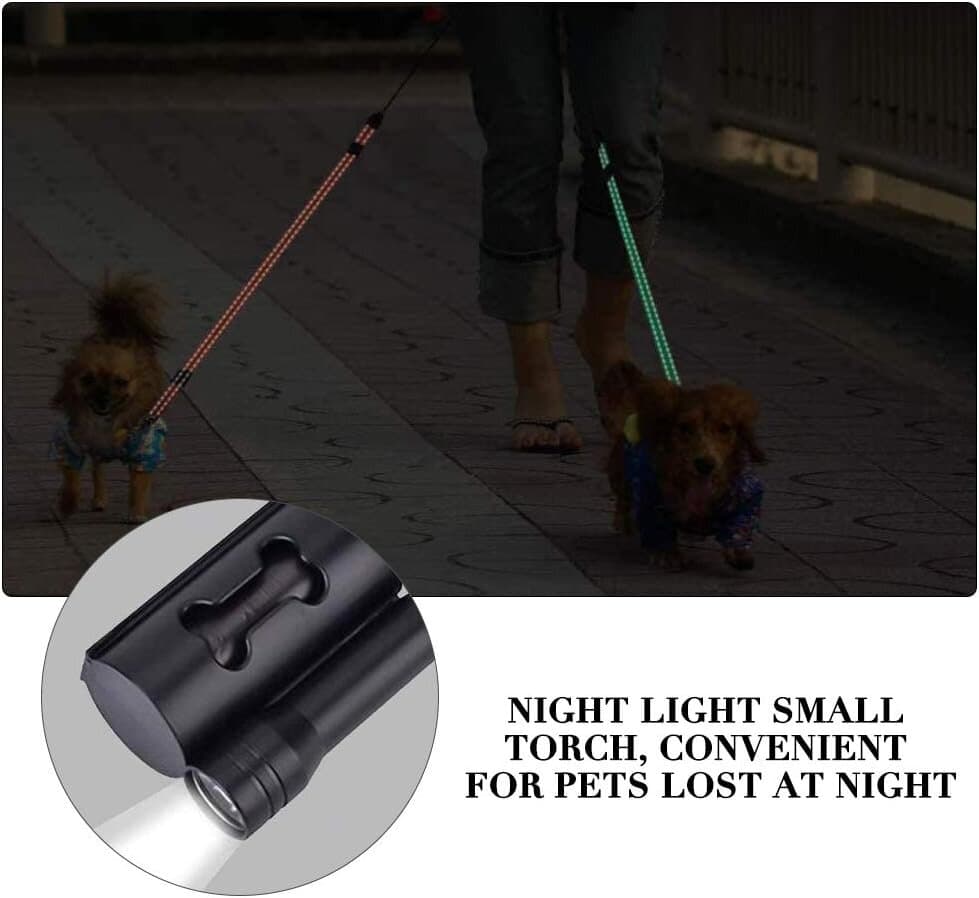 Double Retractable Leash - 3m 4