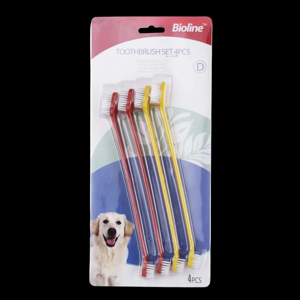 Bioline Dual Head Toothbrush - 4x 1