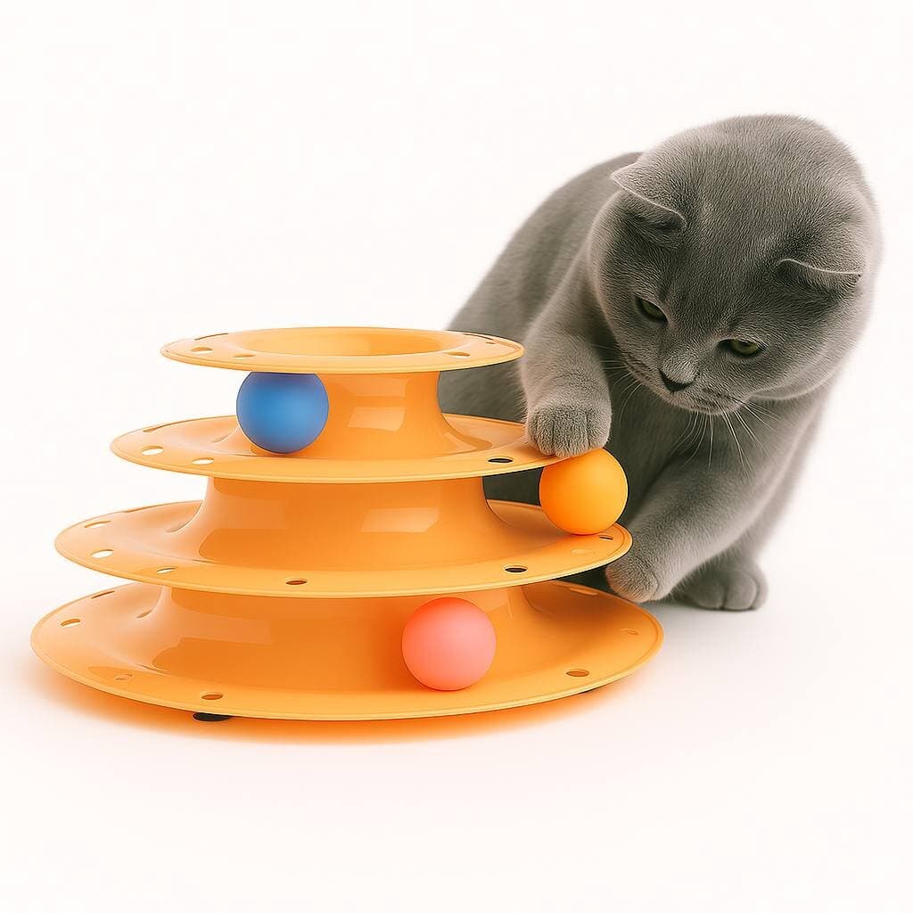 Cat Toy Ball Towers 1