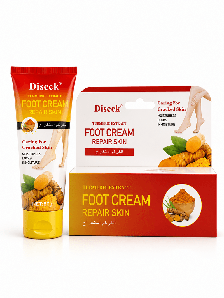 Discck Cracked Heel Repair Foot Cream - Deeply Moisturizing & Skin Repairing Formula (80g) 1