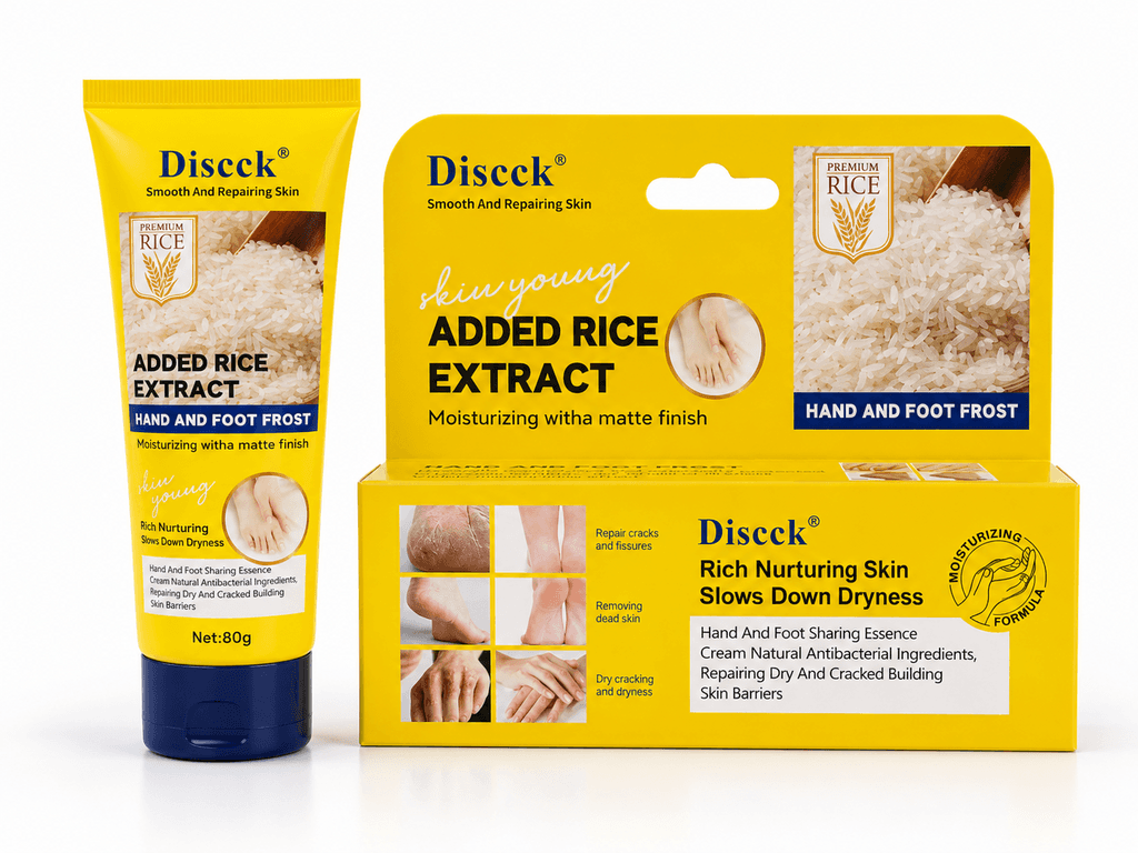 Discck Rice Extract Skin Repair Cream - Smooths Dry, Cracked Skin (80g) 1