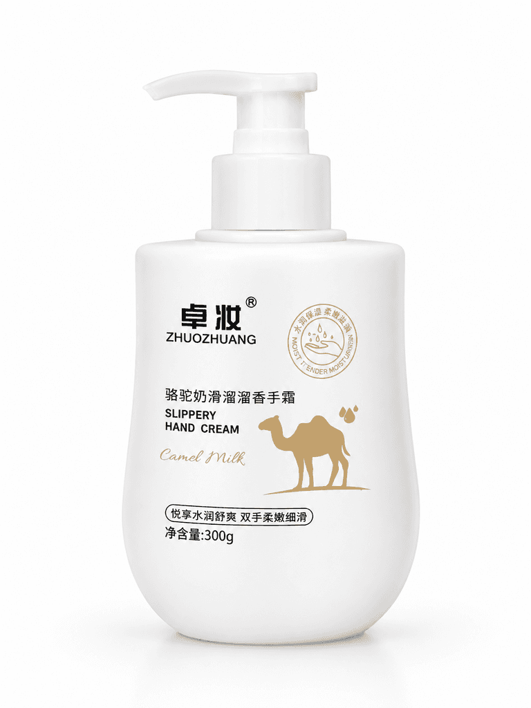 Zhuozhuang Camel Milk Nourishing Hand Cream - Deeply Moisturizing & Softening, 300g 1