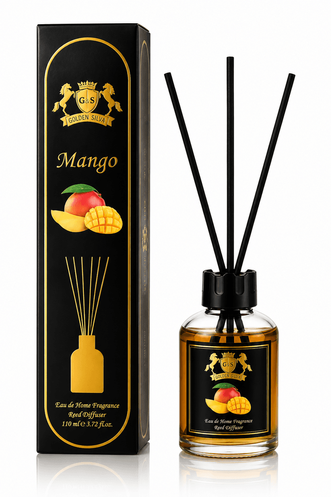 Golden Silva Premium Eau de Home Fragrance & Room Spray, 100 ml - Mango 1