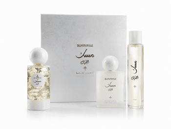 إبراهيم القرشي الليل عطر فاخر للجنسين طقم هدايا (٤ قطع)