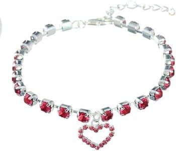 Crystal Collar Pink - M