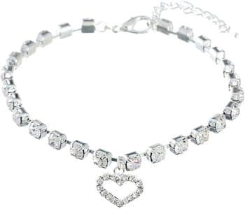 Crystal Collar White - M