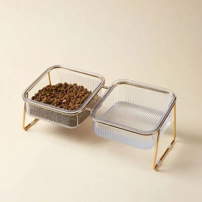 Transparent Dual Bowl - 14cm 3