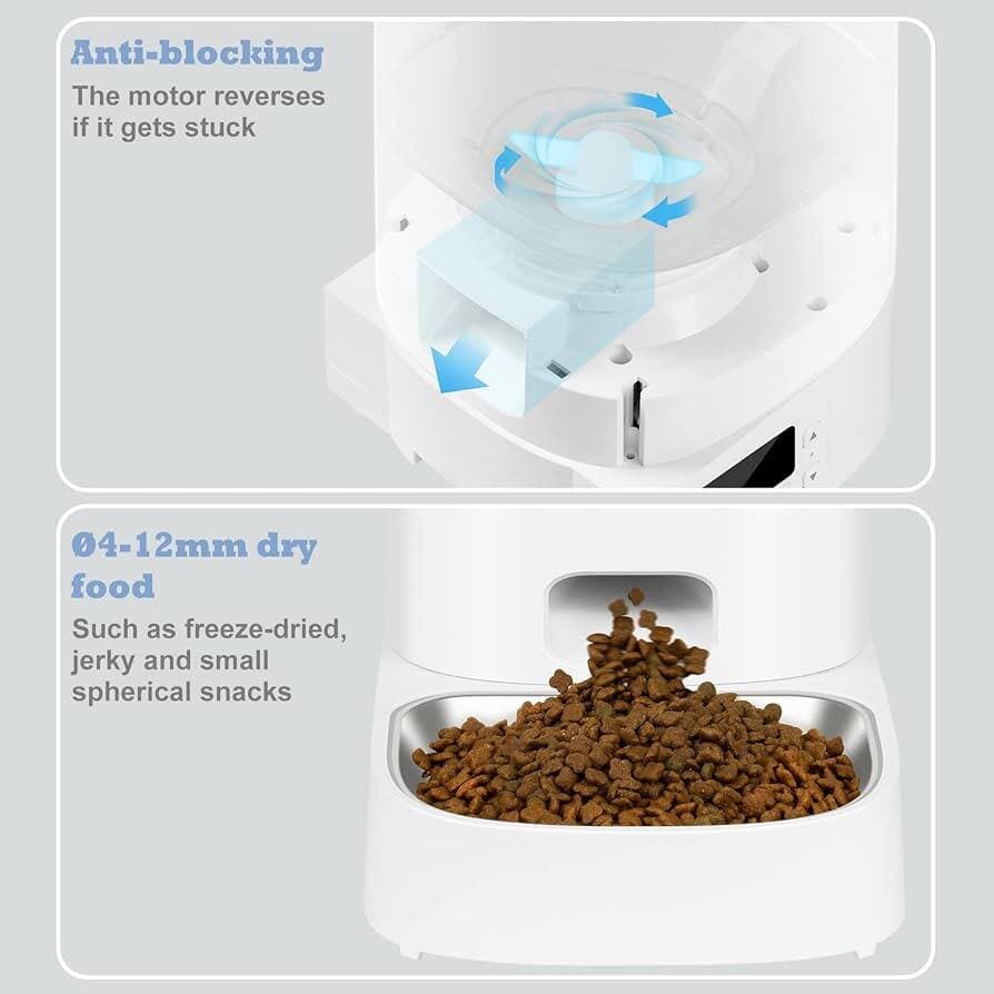 EUGAD Automatic Food Dispenser - 4L 3