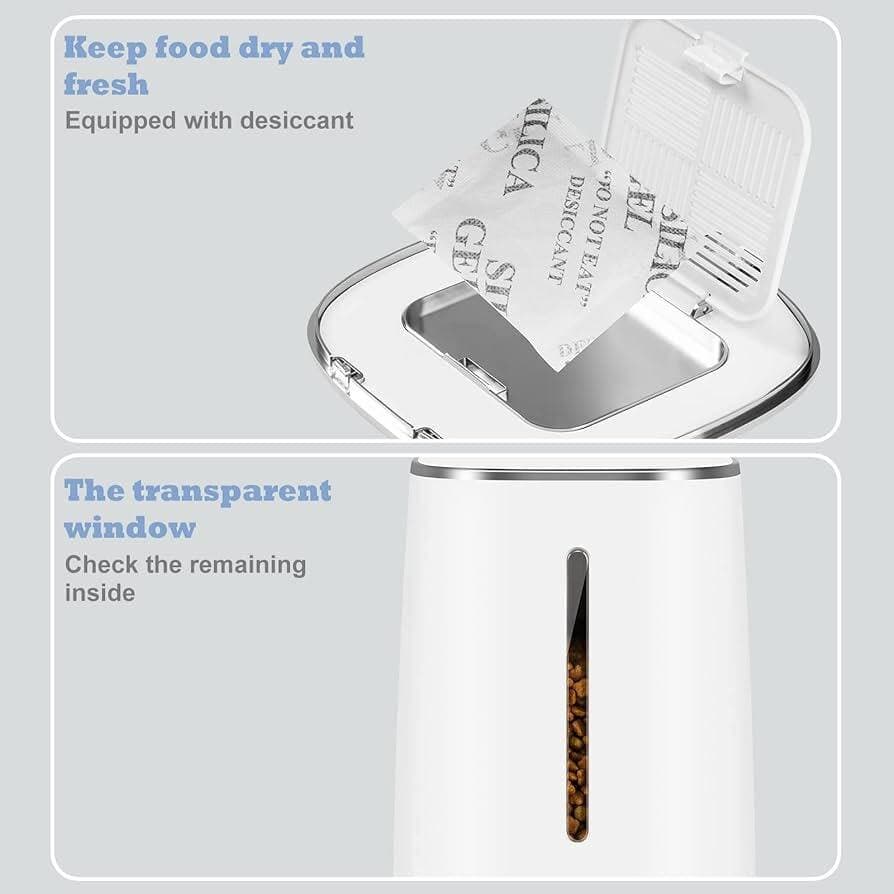 EUGAD Automatic Food Dispenser - 4L 5