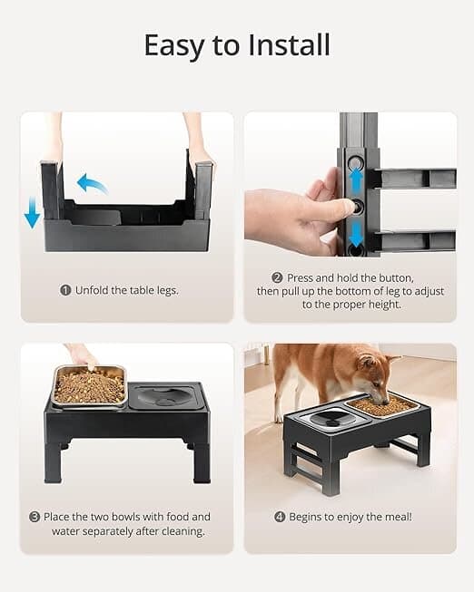 PETACE Elevated Dog Bowl - 15cm 5