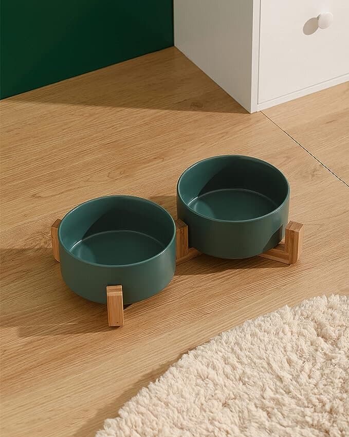 Luxury Ceramic Dual Pet Bowl - L 4