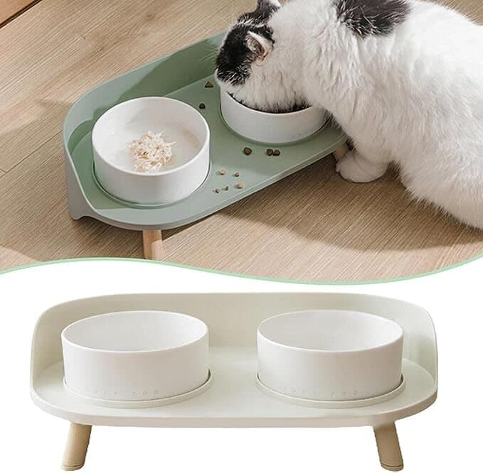 Luxury Ceramic Dual Pet Bowl 5