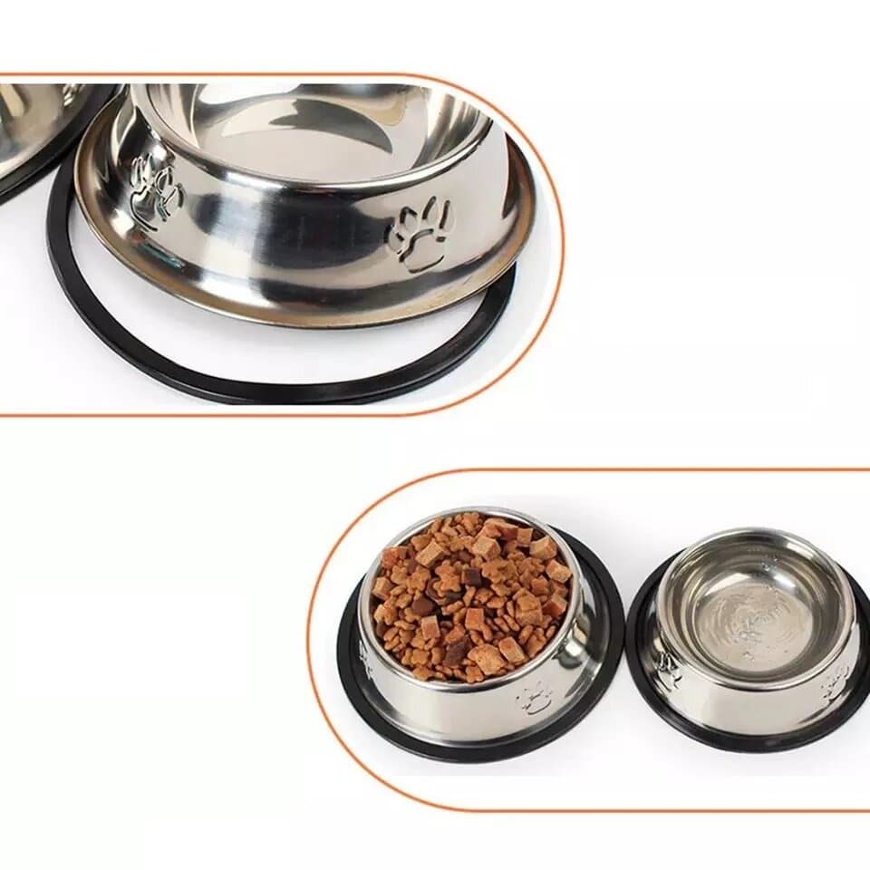 Steel Food Bowl - 16cm 2