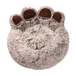 Paws-Shaped Bed Brown & White - 50cm — photo 1