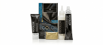 صبغ الشعر ECOLOR الإيطالي خالي الامونيا 10 اسود