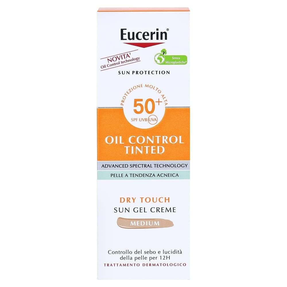 Eucerin Sun Oil Control Tinted Face Gel-Cream SPF50+ Medium — photo 2