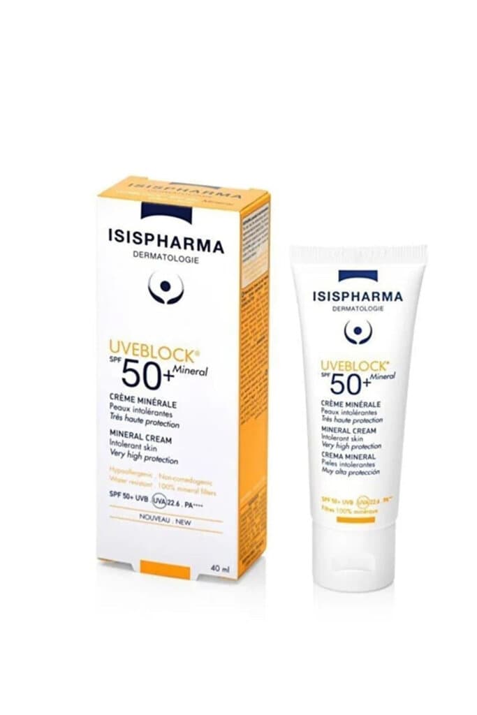 Isis Pharma Uveblock Invisible Mineral Cream SPF50+ - 40ml