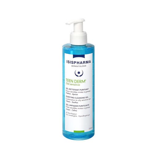 Isis Pharma Teen Derm Purifying Cleansing Gel Sensitive - 250ml 1