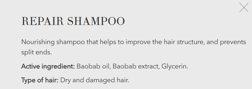 Subrina Care Repair Shampoo - 250ml — photo 2