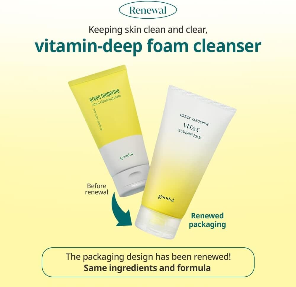 Goodal Green Tangerine Vita C Cleansing Foam - 150ml — photo 2