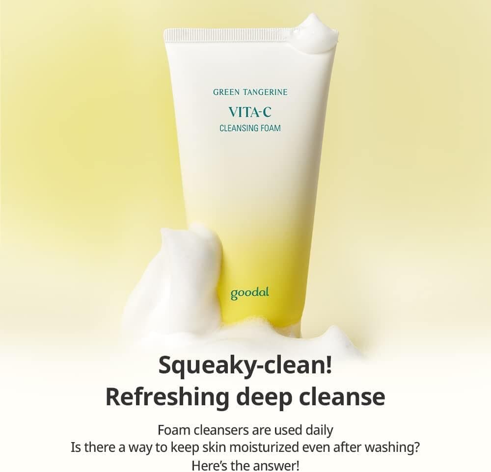 Goodal Green Tangerine Vita C Cleansing Foam - 150ml — photo 4