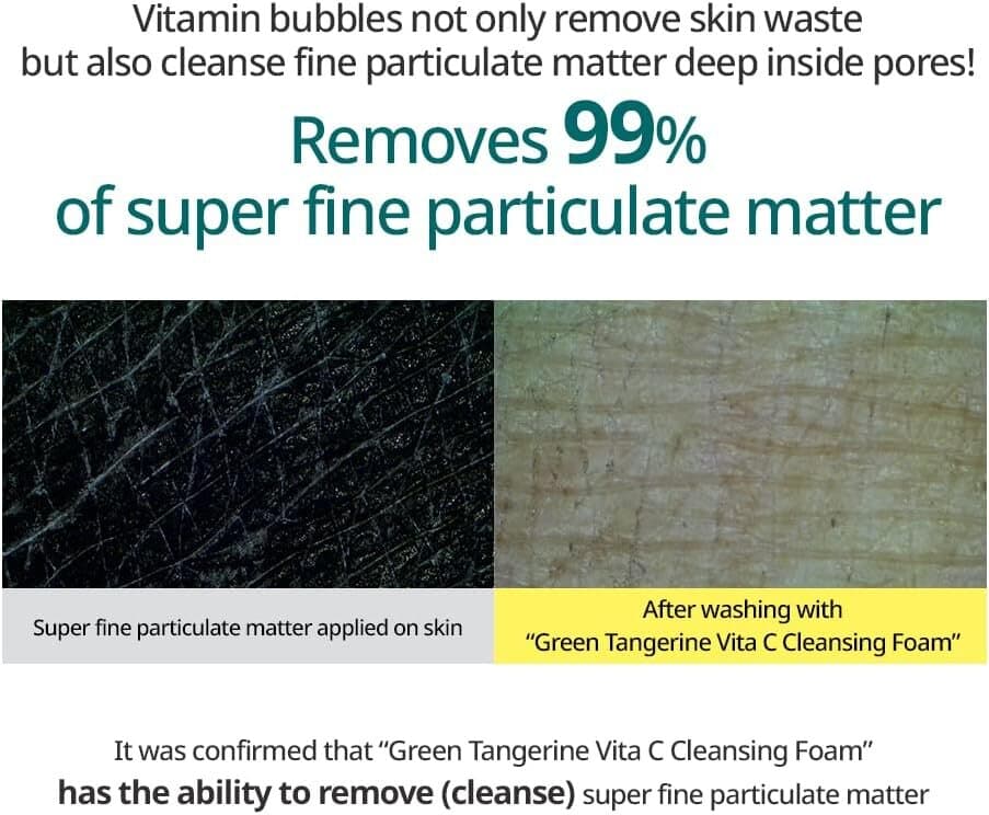 Goodal Green Tangerine Vita C Cleansing Foam - 150ml — photo 5