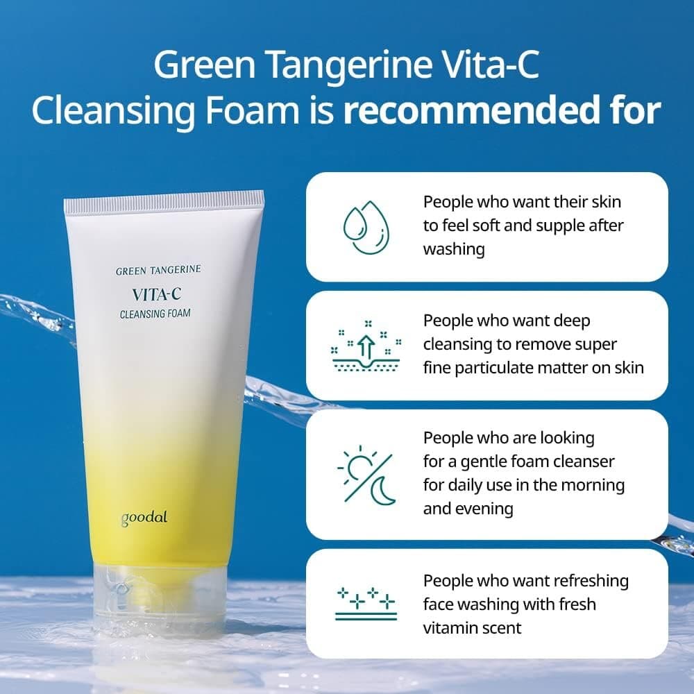 Goodal Green Tangerine Vita C Cleansing Foam - 150ml — photo 9