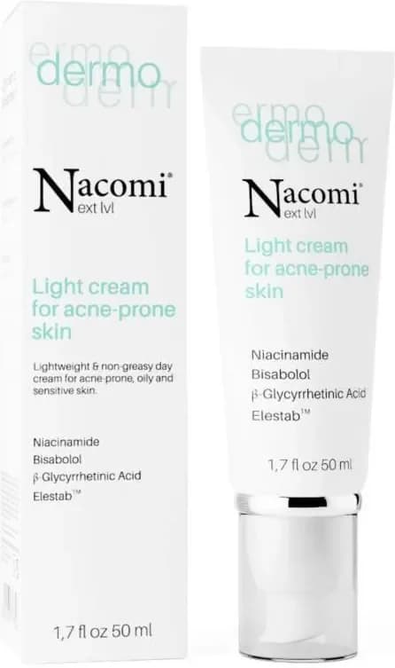 Nacomi Dermo Light Cream For Acne Skin - 50ml
