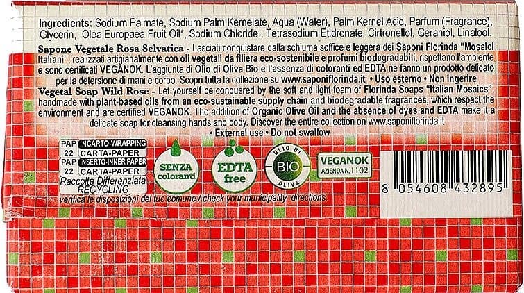 Florinda Toilet Soap 'Italian Mosaic. Wild Rose' — photo 3