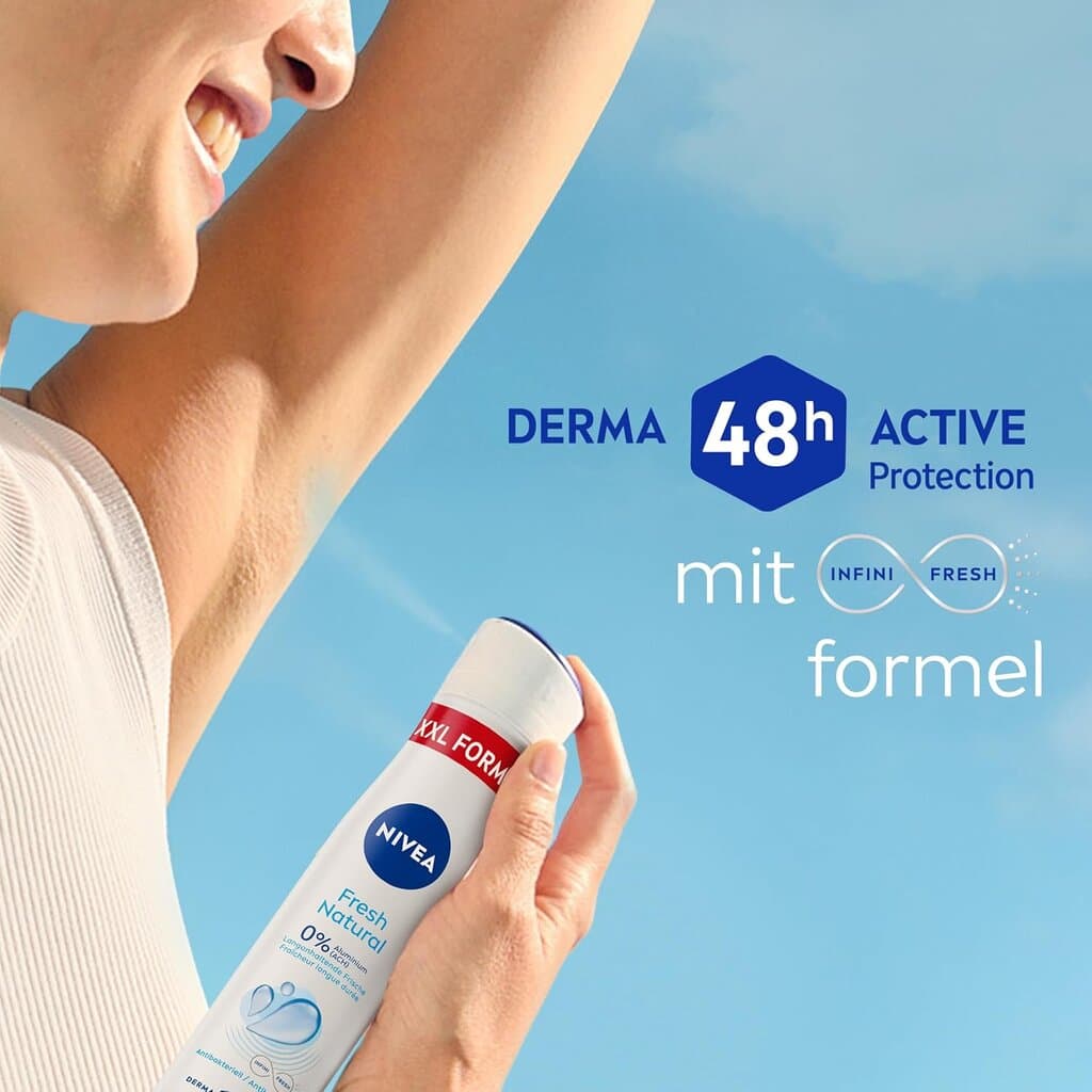 Nivea Fresh Natural Deodorant Spray Xxl - 250ml 4