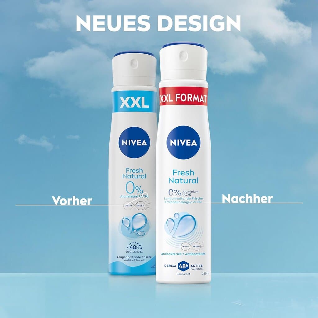 Nivea Fresh Natural Deodorant Spray Xxl - 250ml 5