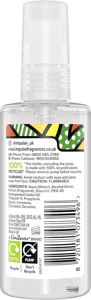Impulse Tropic Twist Body Mist - 100ml 2