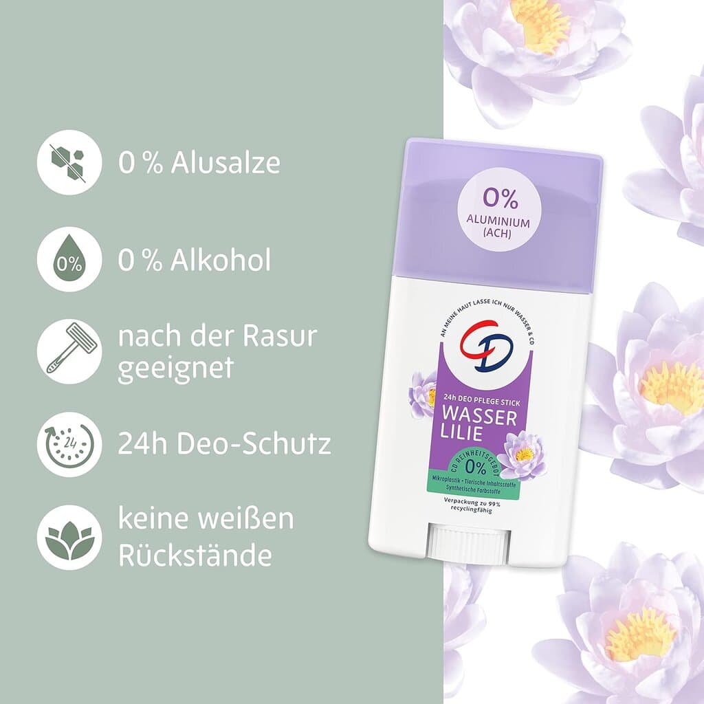Cd Deodorant Care Stick Water Lily - 40ml — photo 4