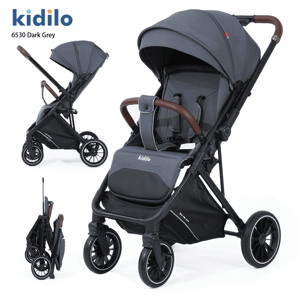 عربة الأطفال Kidilo 6530 رصاصي غامق