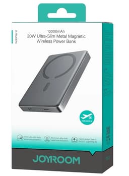 پاوەر بانکی بێوایەری مەگنۆناتی Joyroom JR-PBM08 Pro بە توانای 10000mAh و 20W – کانزایی و زۆر تەنک — photo 6