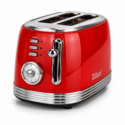 Zilan 3-Piece Retro Kitchen Set Red (Kettle, Blender, Toaster) + Gift (Floria Manual Chopper) — photo 4