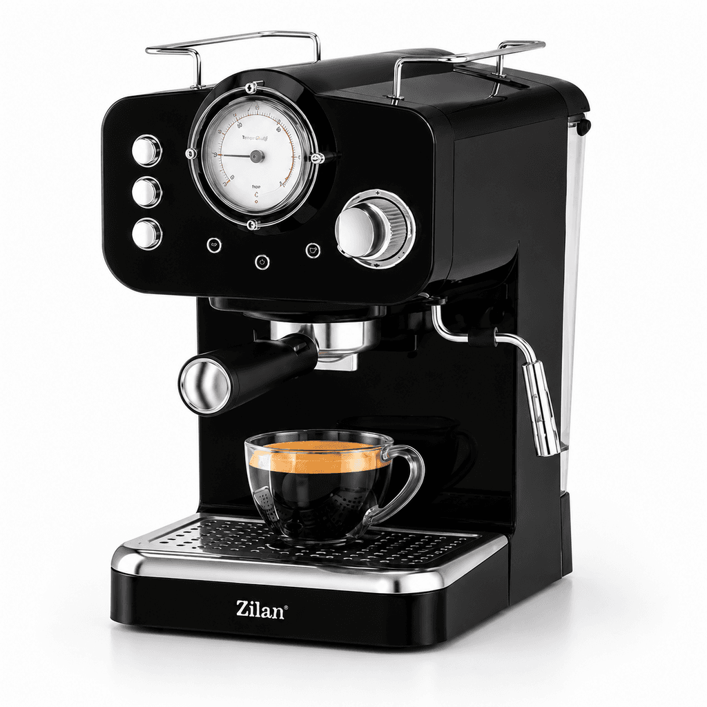 Zilan 3-Piece Kitchen Set Black (Espresso Machine, Kettle, Toaster) + Gift (Zilan Hair Dryer) — photo 3