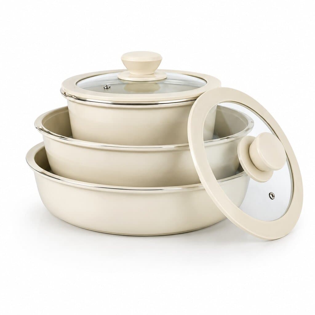 Zilan Premium Ceramic Non-Stick Cookware Set + Gift (Zilan Electric Turkish Coffee Maker) — photo 2