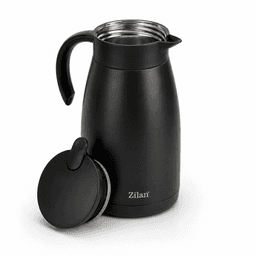 Zilan 3-Piece Vacuum Flask & Sport Bottle Set (Matte Black) + (Floria French Press) — photo 2