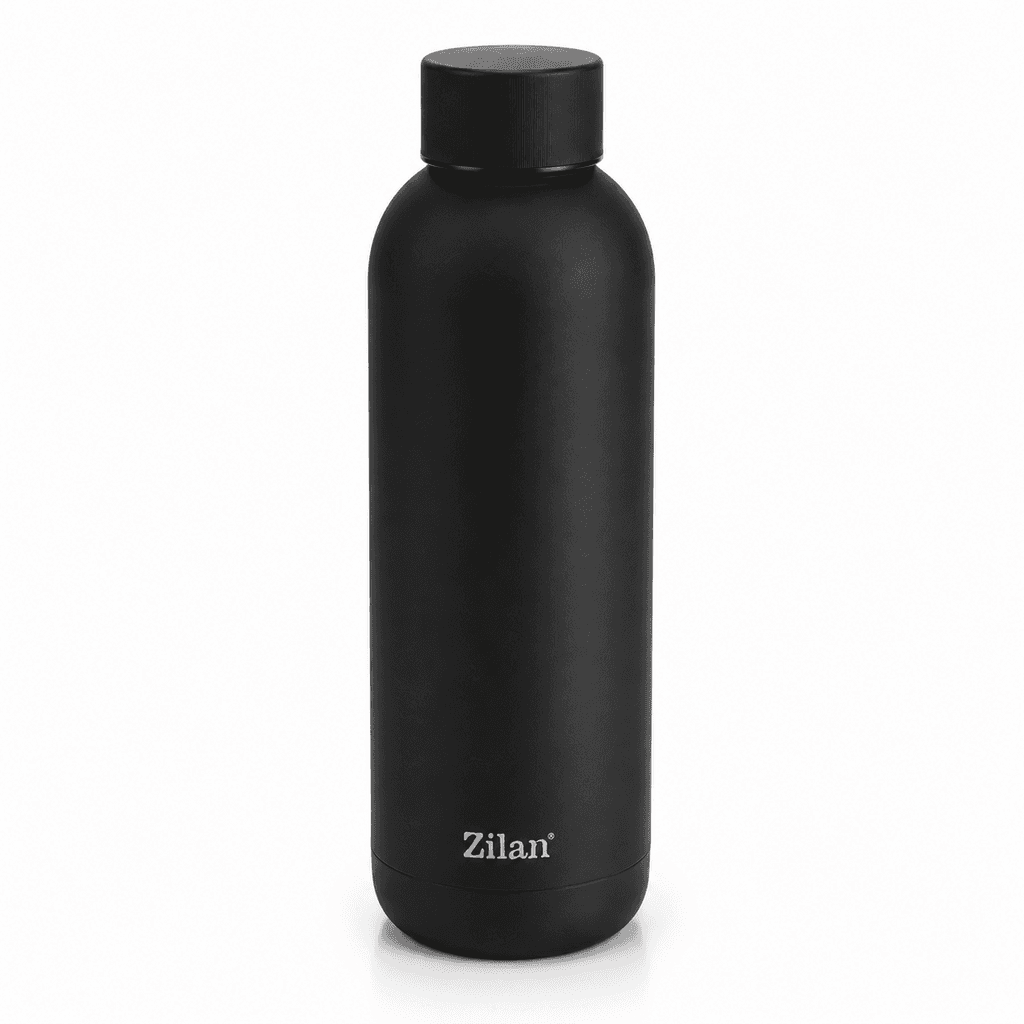 Zilan 3-Piece Vacuum Flask & Sport Bottle Set (Matte Black) + (Floria French Press) — photo 4