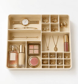 Multi-Functional Plastic Makeup Organizer and Cosmetic Storage Vanity Box — photo 2