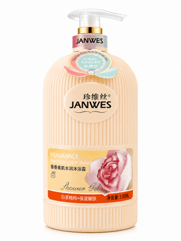 جل استحمام ومرطب للجسم بخلاصة الشاي المغذية من Janwes (١.٠٠٨ لتر)